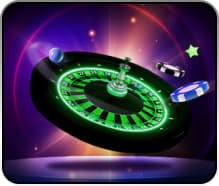 Meja Infinite Blackjack dengan dealer live
